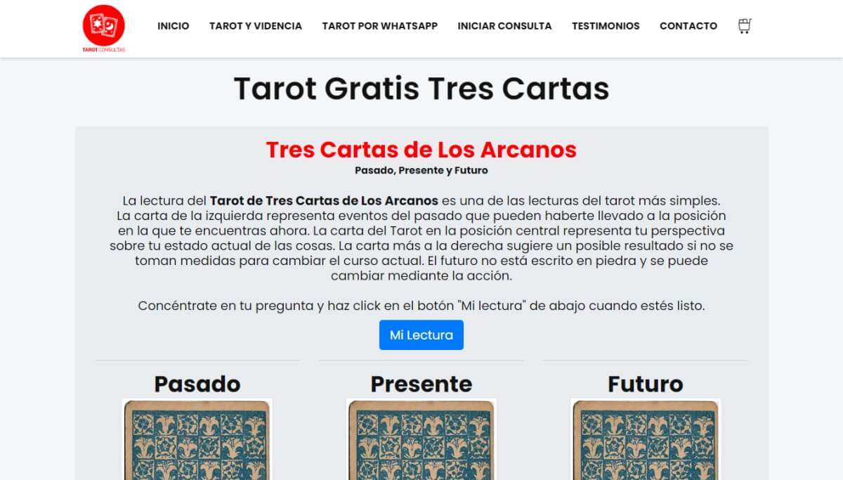 Tarot Gratis Tres Cartas De Los Arcanos | Tarot Consultas